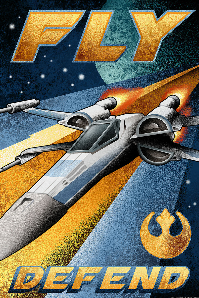 Illustration for article titled Here's Some Eye-Popping X-Wing Propaganda To Start Your Week